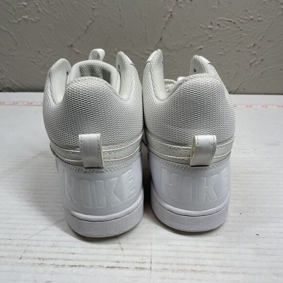 Nike Court Borough Mid Leather Trainers 844906-110 Triple Size‎ 9.5 Rhinestones - Picture 2 of 5